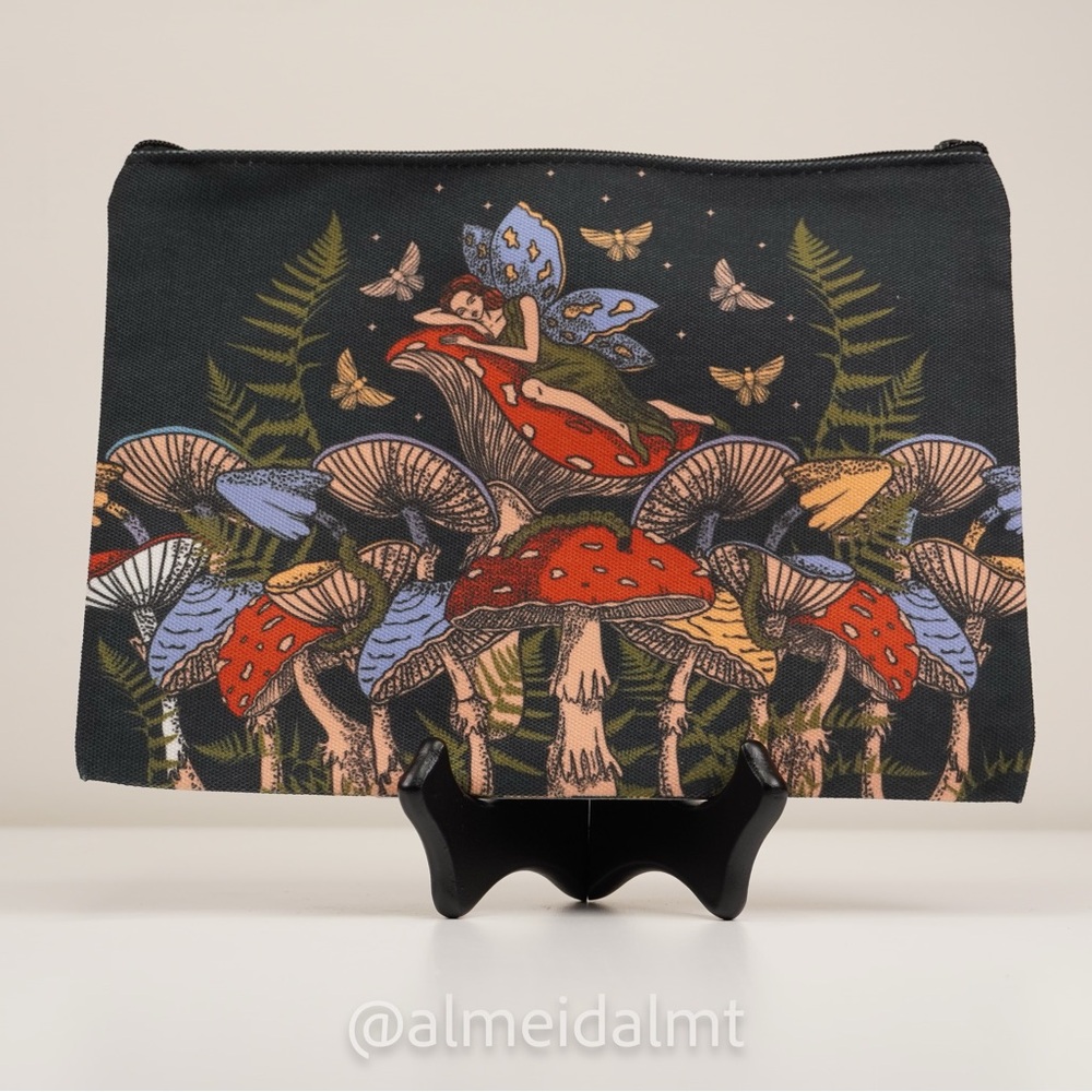 Fairy Mushroom Cosmetic Bag